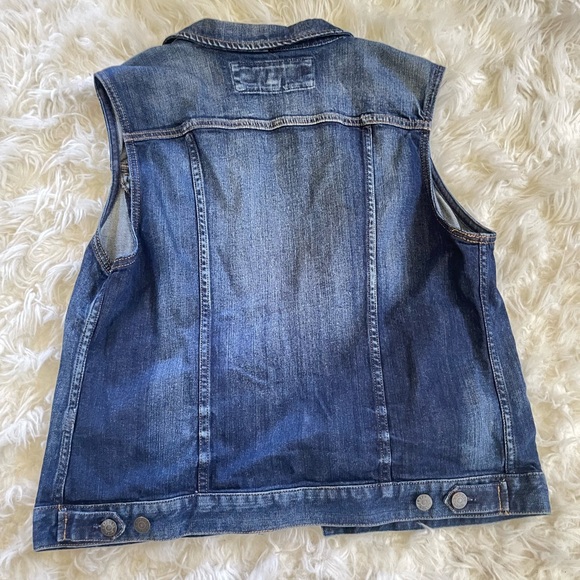 Express Sleeveless Denim Jacket size Large. - Picture 4 of 8